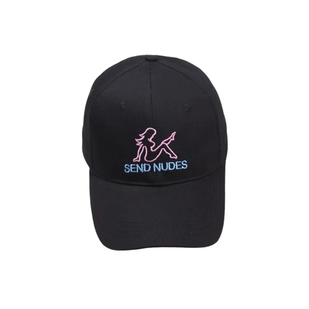 Casual Embroidered Design Baseball Cap Adjustable Strap Breathable Sunscreen Hats Bonnet for Spring Summer Zpaxo