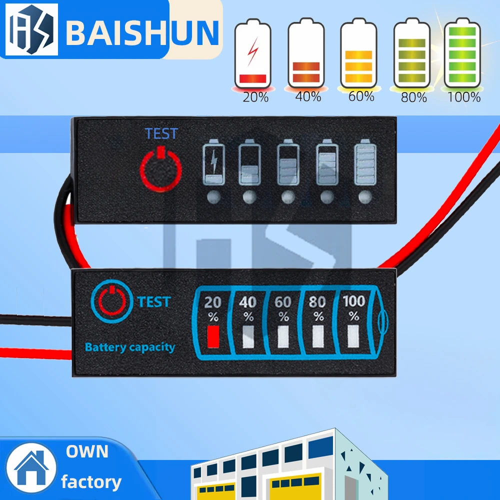 ‌3S Multi-Chemistry Battery Voltage Tester – Li-ion/LiFePO4/Lead-Acid Capacity Monitor with LED Bargraph Display for RC Vehicles Zpaxo