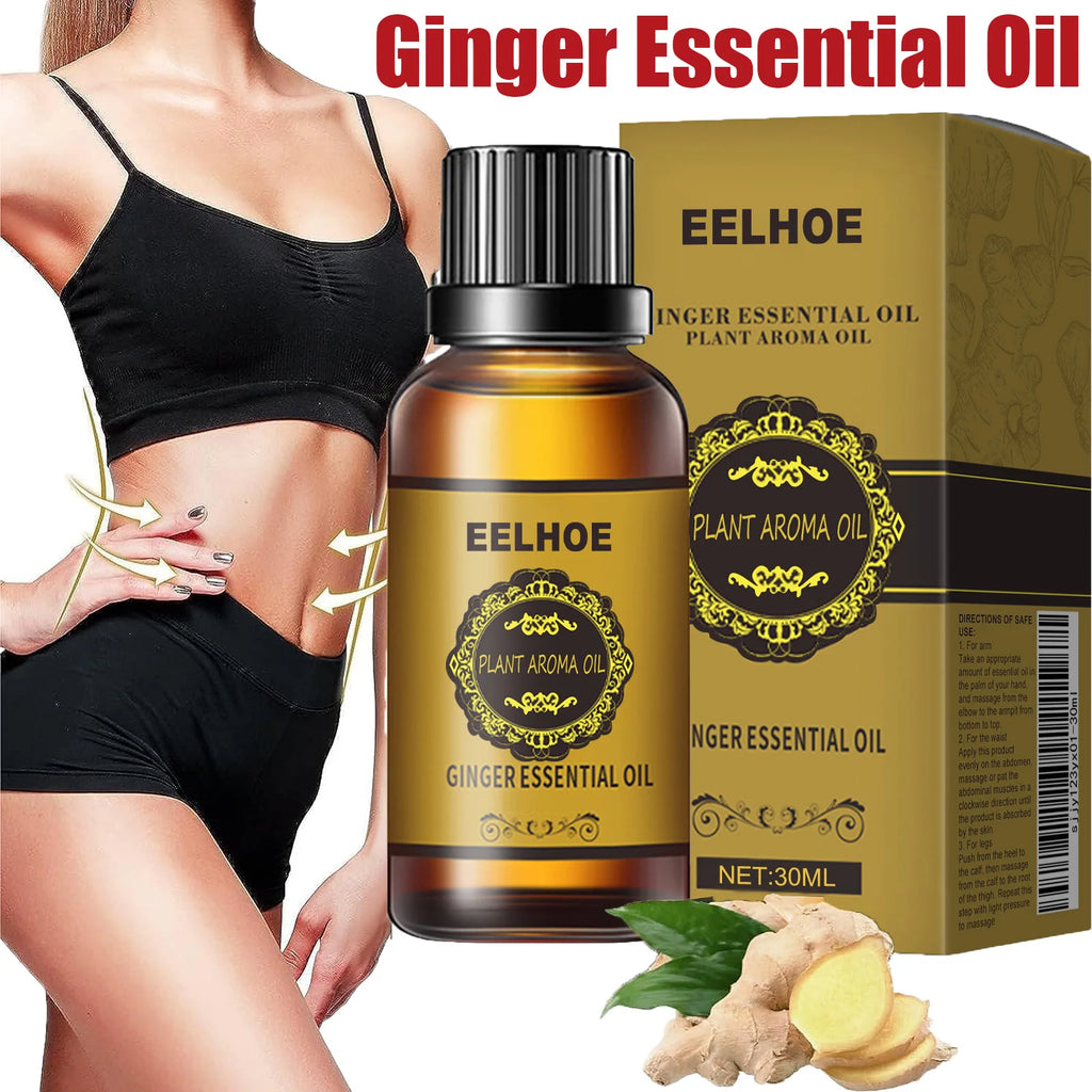 Ginger Essential Oil Slimming Massage – Anti-Cellulite Body Oil Slimming Massage Oil Zpaxo
