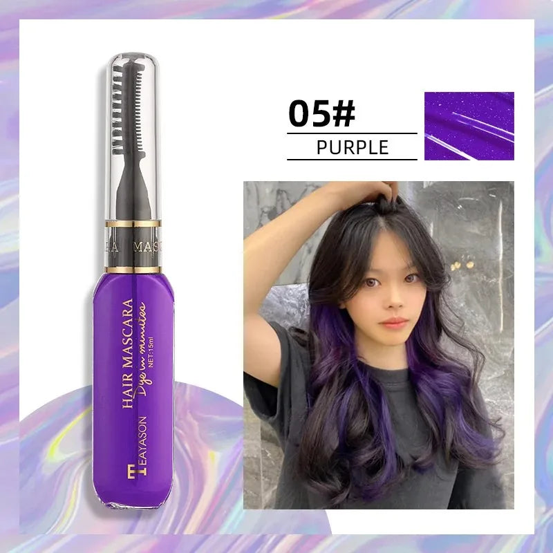 13 Colors One-off Hairs Disposable Hair Coloured Mascara Beauty Tool