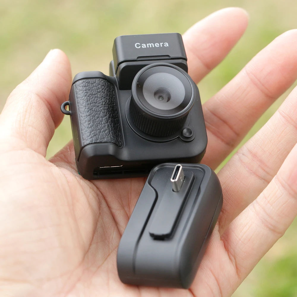 Y4000 Monoreflexes Style Mini Camera With Flash Lamp And Battery Dock Portable Video Recorder DV 1080P With LCD Screen Y3000 Zpaxo