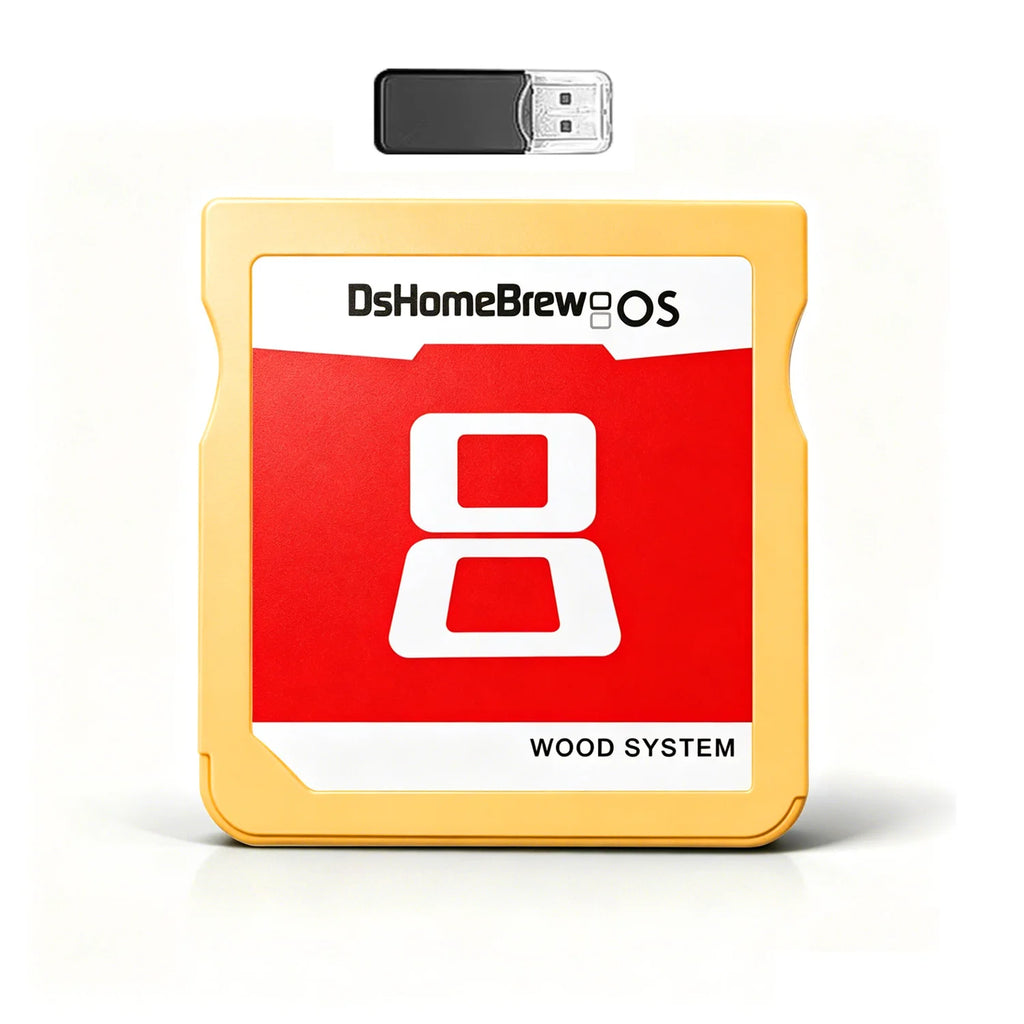 New DsHomeBrew OS Wood System Card DS FlashCard For NDS/NDSL/NDSI/NDSI XL/2DS/3DS/NEW 3DS/3DS XL Vedio Game Card Zpaxo Gold