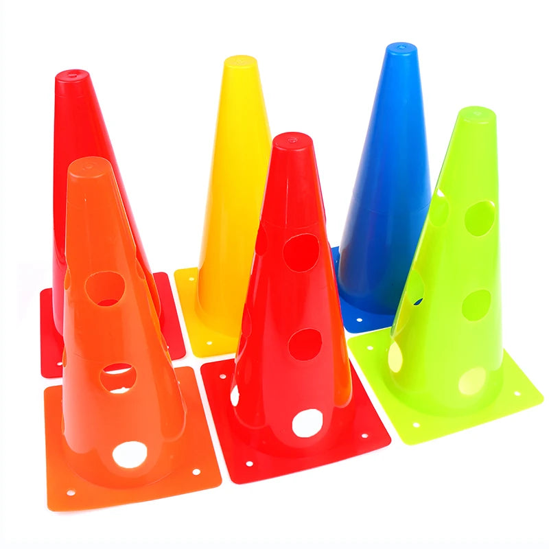 Barrier Football Road Flat Training Cone Perforated Sign Obstacles Zpaxo