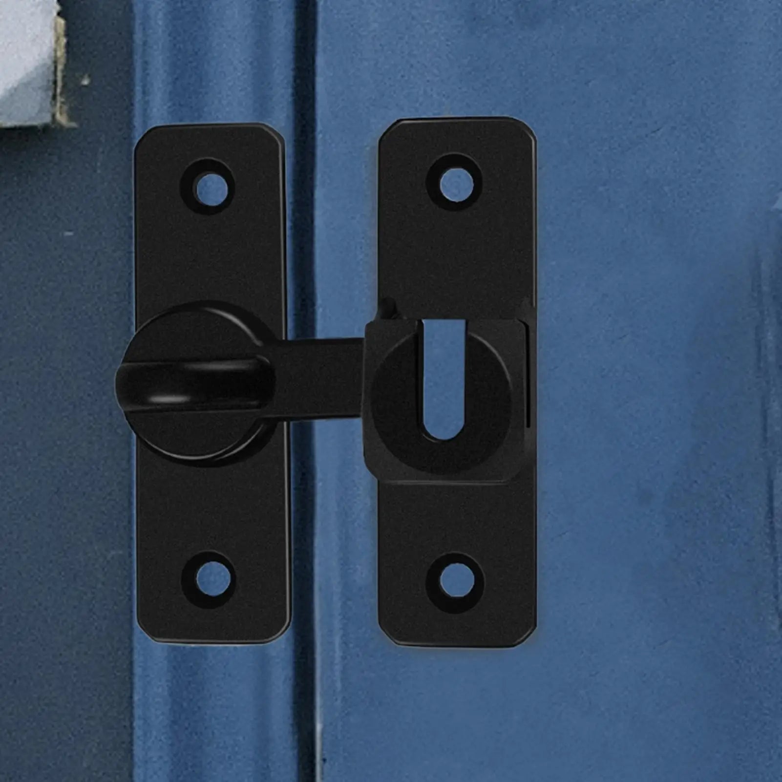 90Degree Door Lock Home Security Sliding Door Latch Small Gate Latches Hardware Anti-theft Lock Zinc Alloy Door Bolts Zpaxo