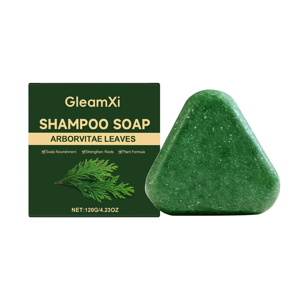 GleamXi Anti-Breakage Shampoo Bar Gentle Nourishing Strengthens Hair Roots Cleanse Hair Refreshing Hair Care Protects Cares Hair Zpaxo 120g boxed