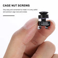 50Sets Cage Nuts High-grade Sturdy Rust-resistant Long Service Life
