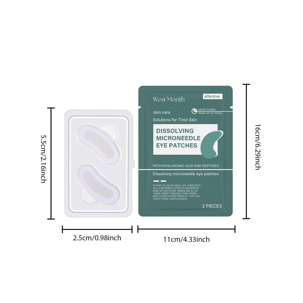 Hyaluronic Acid Microneedle Eye Patches – Anti-Aging Hydrogel Microneedle Eye Patches Zpaxo