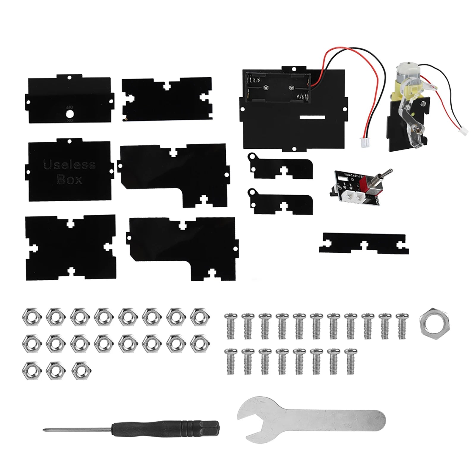 Funny Unique Gifts Mini Useless Box DIY Parts Automatic Leave Me