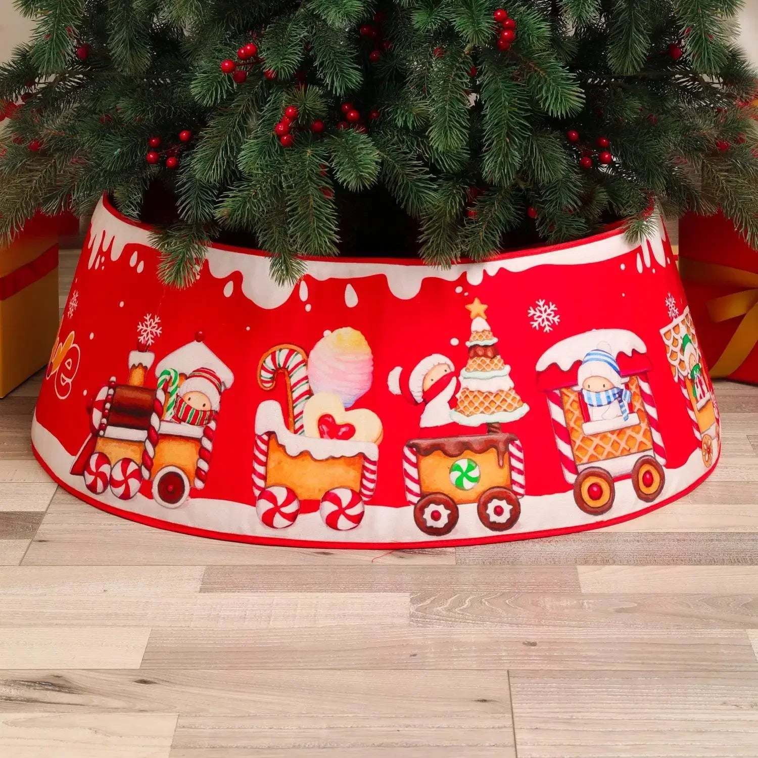 Christmas Tree Around Base Xmas 3d Dress Scene Arrangement Props