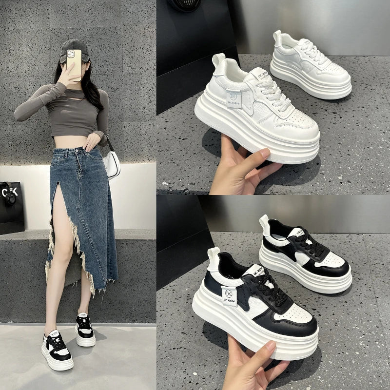 Casual Shoes Women Thick Soles Women's Lightweight Soft Travel Hollow Zpaxo