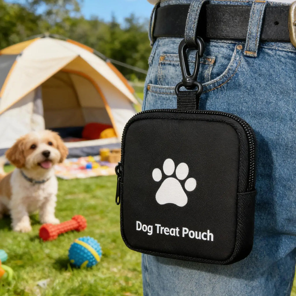 Dog Training Treat Bag Multi-functional pet bag Leakproof Portable Pet treats bag Train Snack Reward Waist Bag Pet supplies Zpaxo