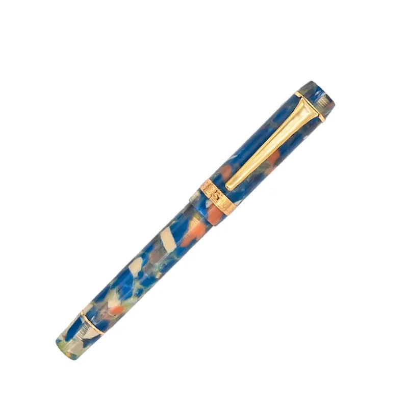 Kai Ge Lu 316 Limited Edition Fountain Pen Fine Tip Stainless Steel Smooth Writing Iridium Office Business EF F M Zpaxo Ukiyo-e Painting jin EF