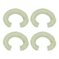 4PCS Disposable Pillowcase Set, Dirt-Proof & Breathable, Universal Fit for Hotel, Beauty Salon, Travel - No Pillow Core Included Zpaxo green onesize