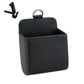 Car Air Vent Organizer Bag – Leather Dashboard Storage Box Car Vent Organizer Zpaxo Black