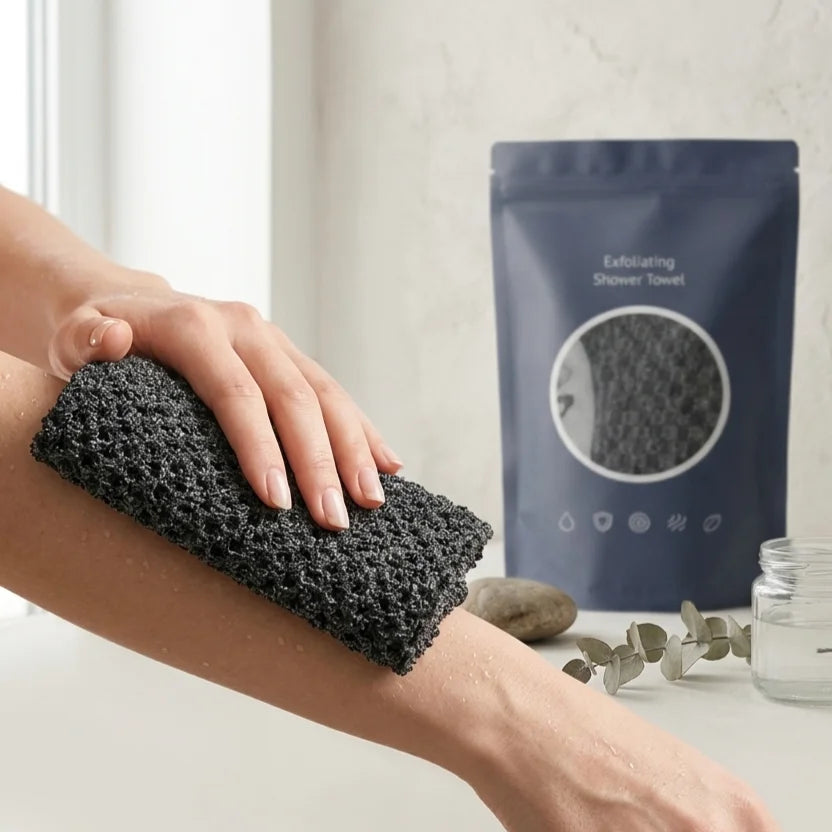 Ultra-Long Exfoliating Bath Towel – Back Scrubber for Men & Women Exfoliating Bath Towel Zpaxo