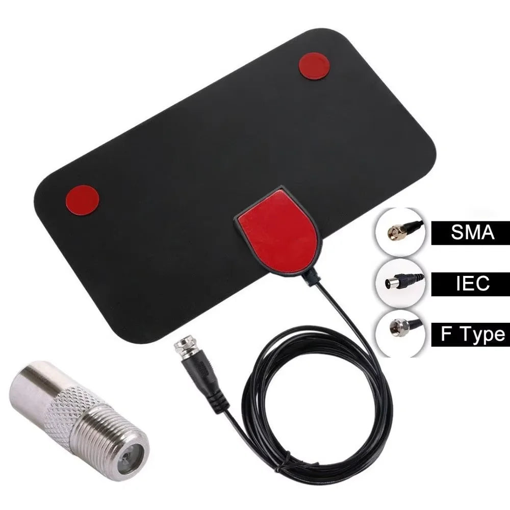 HD Digital TV Antenna Indoor Amplified dab antenna 200 Miles Ultra HDTV With Amplifier VHF/UHF Quick Response Outdoor Aerial Set Zpaxo C