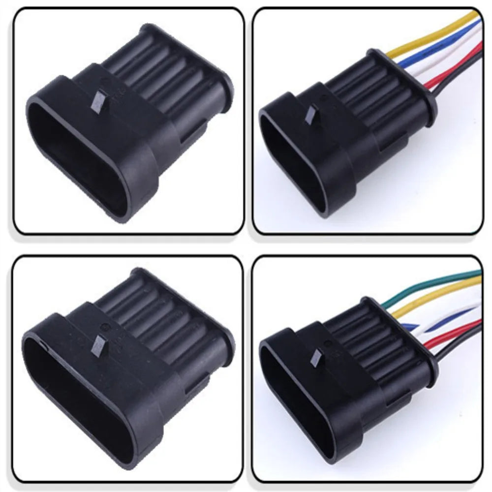 4 5 6 Way Male Female Wire Harness 1P 2P 3P 4P 5P Adapter Electrical Zpaxo