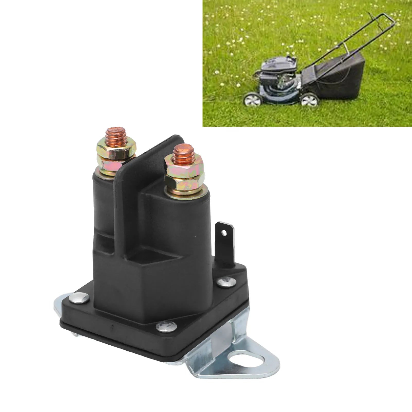 12V Starter Relay Brass Coil Silver Plated Contact Vehicle Home