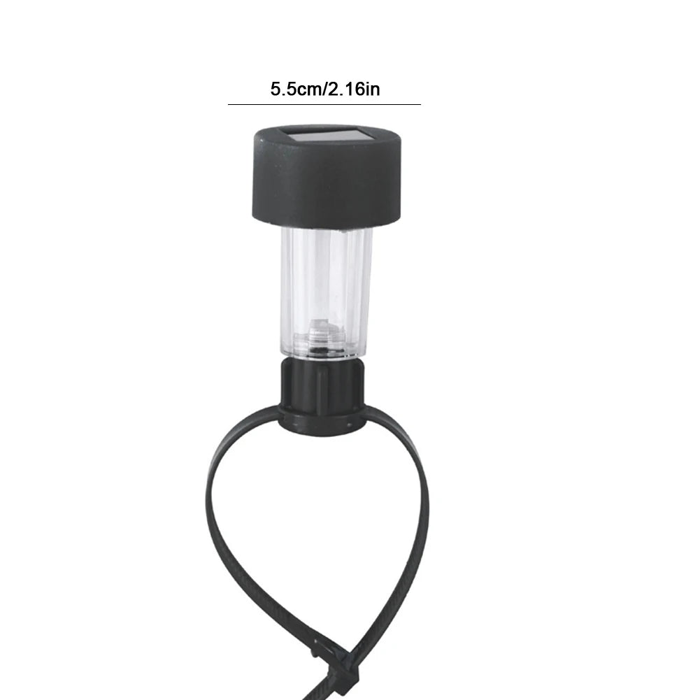 Pool Enclosure Lighting Decor Warm Light Solar Lights Outdoor Fence