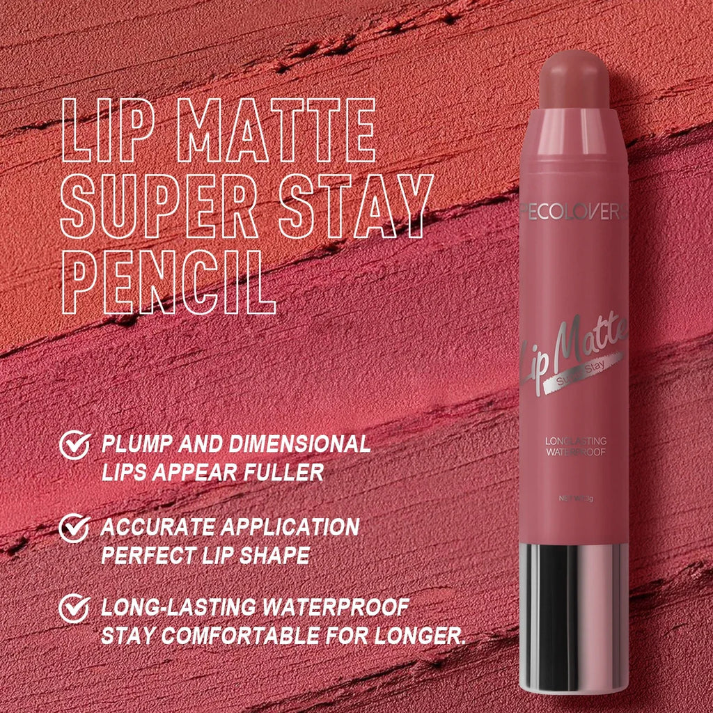 Velvet Matte Lipstick Moisturizing Waterproof Lasting Nude Apricot Lip Tint Non-stick Cup Lip Gloss Lipstick Cosmetics Make Up Zpaxo