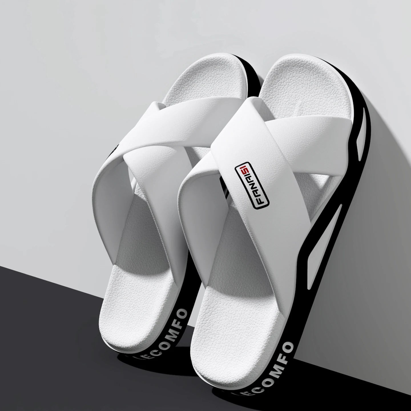 Men's Outdoor Fashion Sandals-cross Strap Open Toe Slide Sandal