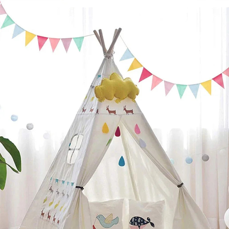 Colourful Triangular Flags 8m Birthday Party Christmas Wedding