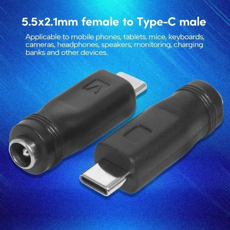 652F DC5521 Power Conversion Adaptor Type-c Mini USB Micro Converter Zpaxo