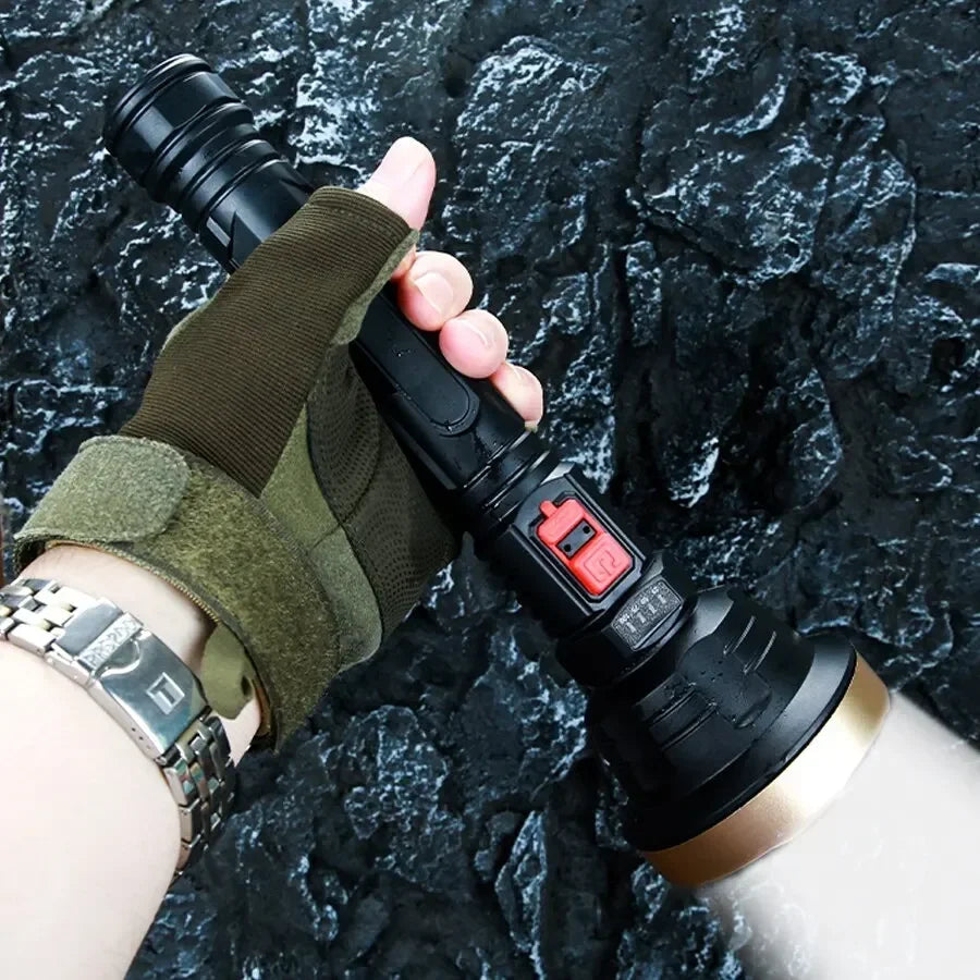 ESMARTER 800 Lumen USB Rechargeable LED Tactical Flashlight