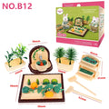 Miniature Planting Scene Vintage Dressing Table Bedroom Dollhouses