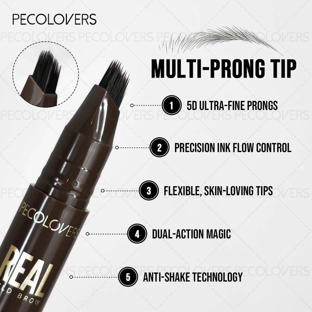 1PC Waterproof, Natural Wild Eyebrows, Hairline Complementary Color, Quick Application, Eyebrow Pencil, Christmas/Halloween Gift Zpaxo