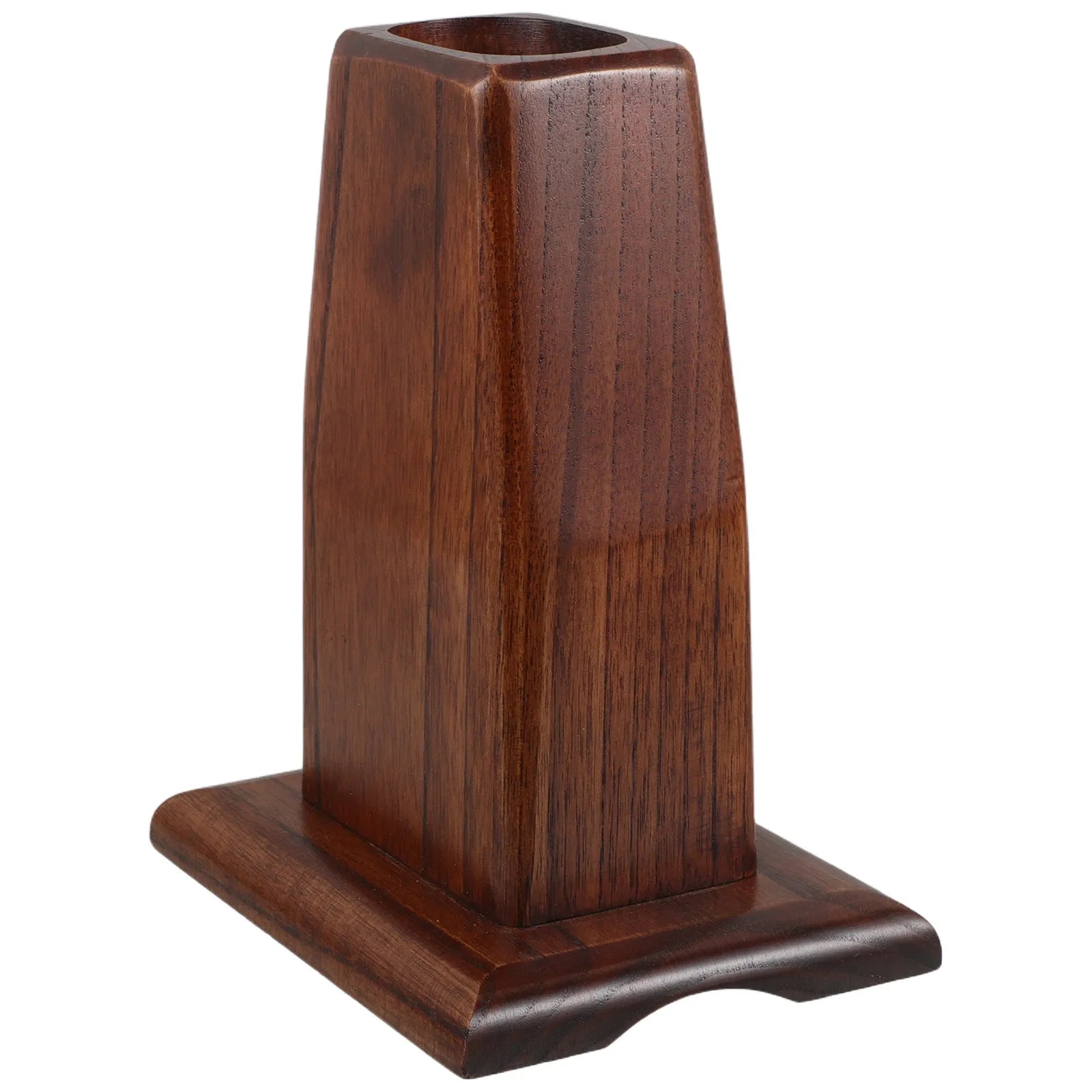 Shoehorn Organizer Stand Wooden Shoe Horn Base Storage Holder Display