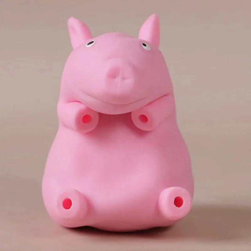 Stress-relieving Piggy Figurine Relief Cute Pink Pig Toy Suitable