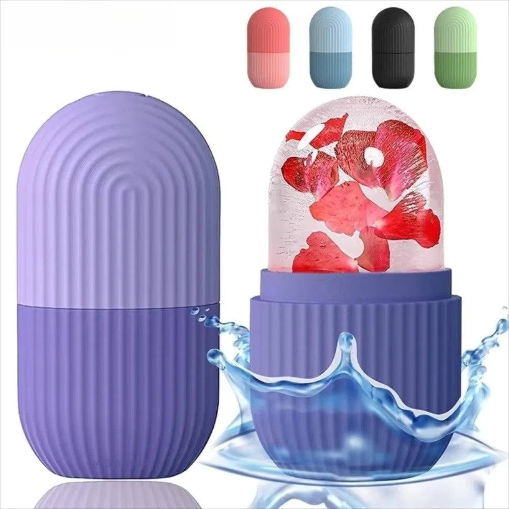 Gifts Silicone Facial Ice Cube Mold De-puffing DIY Roller Beauty Zpaxo