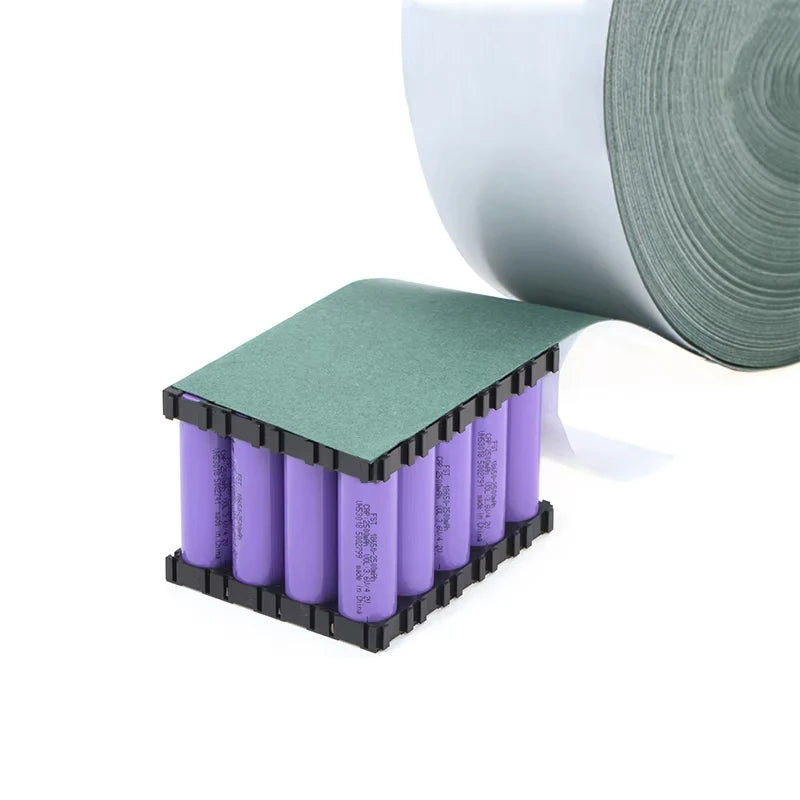 18650 Green Barley Paper Battery Pack Insulation Gasket Cell Seal With Adhesive Glue Cover Fishes Tape Fishtape Insulated 120mm Zpaxo