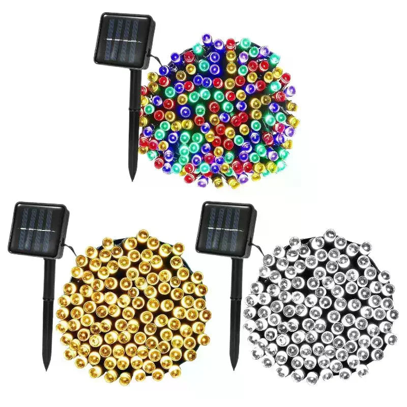 Outdoor 12M LED Solar 100 Christmas Lights Waterproof Party Fairy Zpaxo