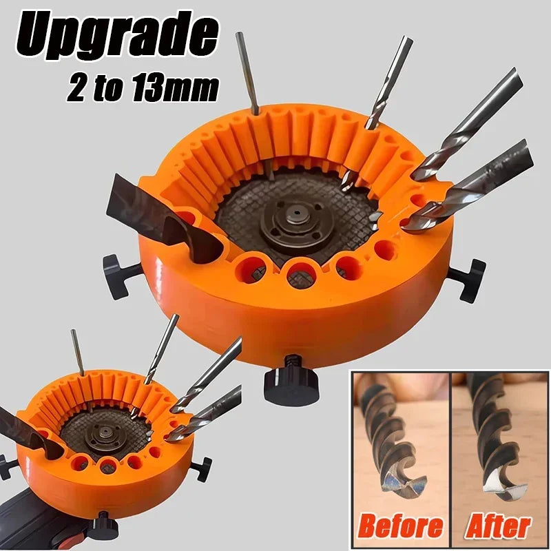 Upgrade 118 Degree Angle Grinder Drill Bit Sharpener Power Grinding