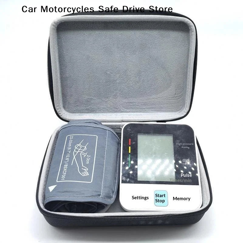 Hard EVA Carrying Organizer Case Wireless Upper Arm Blood Pressure