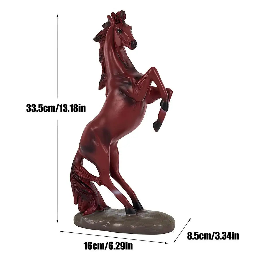 Horse Sculpture 2026 Chinese Year Collectible Figurines Red Decor