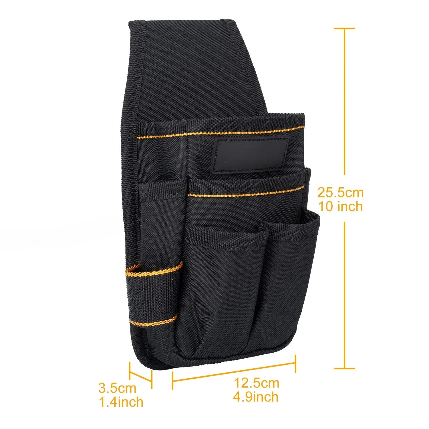 Pocket Tool Pouch，6-Pouches and 9 Screwdriver Loops Construction, Heavy-Duty Tool Bag with Adjustable Belt for Electrici Zpaxo