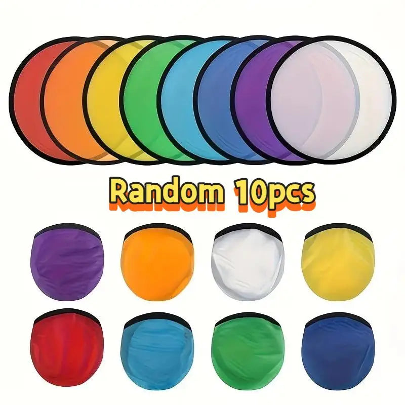 5 Multifunctional Foldable Hand Fan Portable Pocket 1 Flying Disc Zpaxo 10