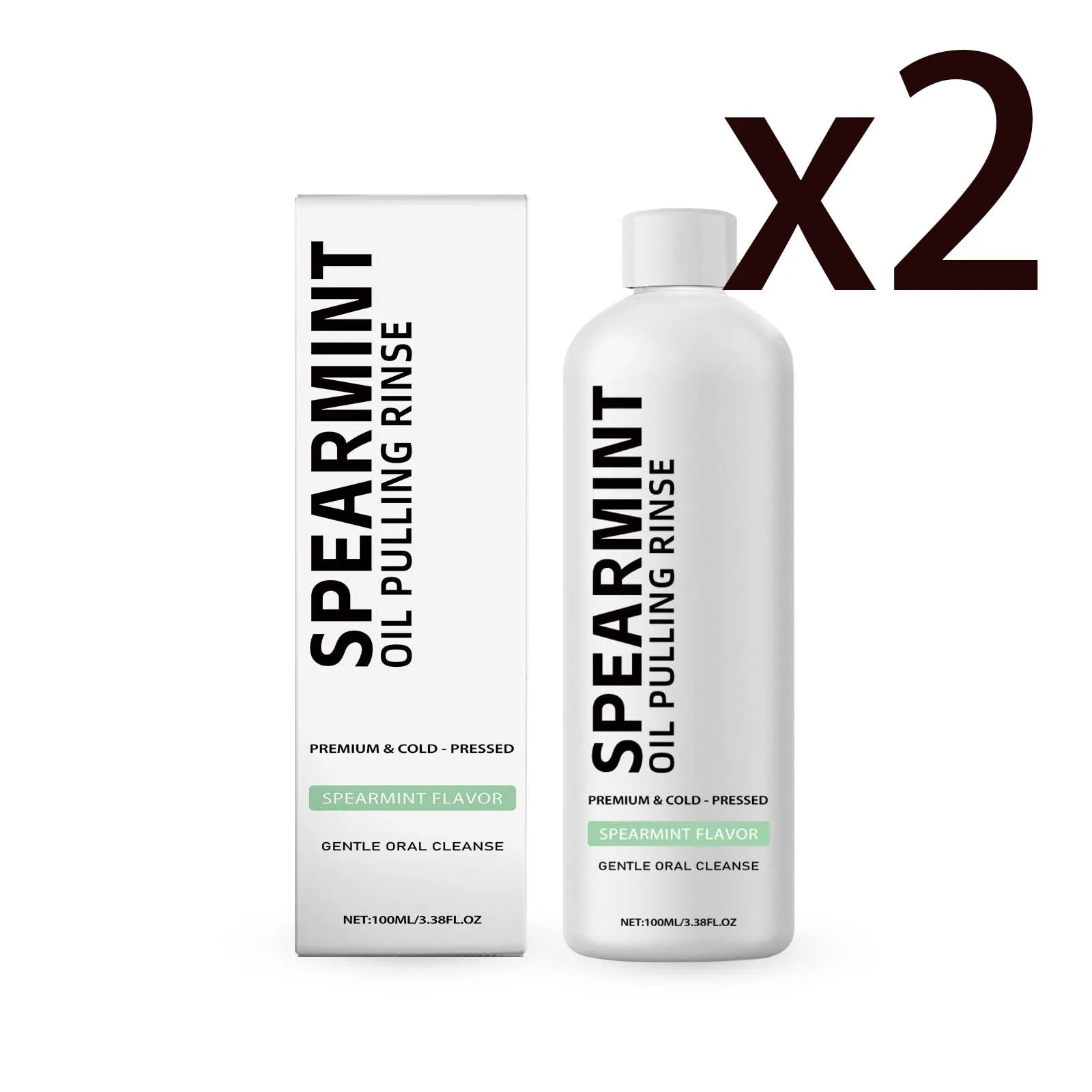 Orchid Mint Mouthwash – Fresh Breath & Oral Care 100ml Oral Care Mouthwash Zpaxo 2x100ml