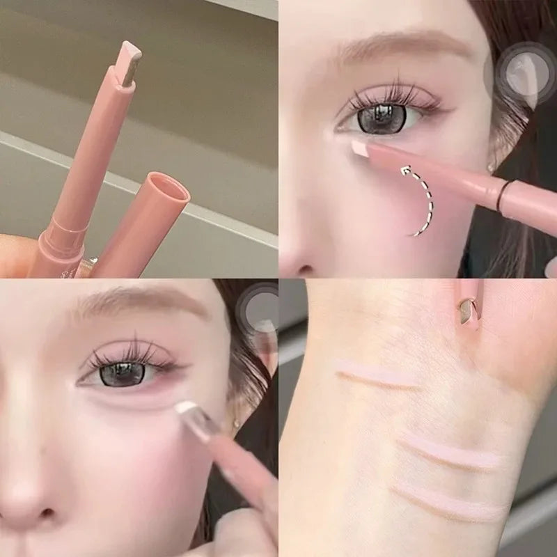 1 Bicolor Lying Silkworms Pen Highlighter Nude Lower Eyelid Contour Zpaxo 02