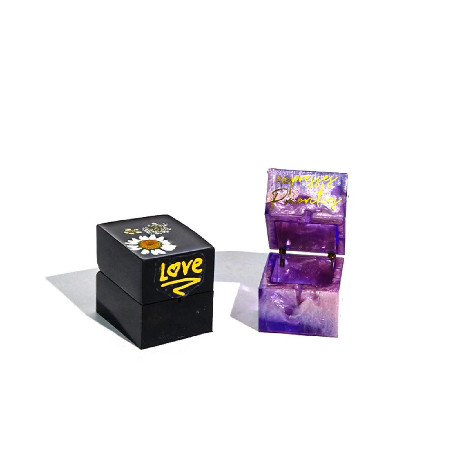 Diamond Ring Box Silicone Mold Square Display Storage Making Tool DIY