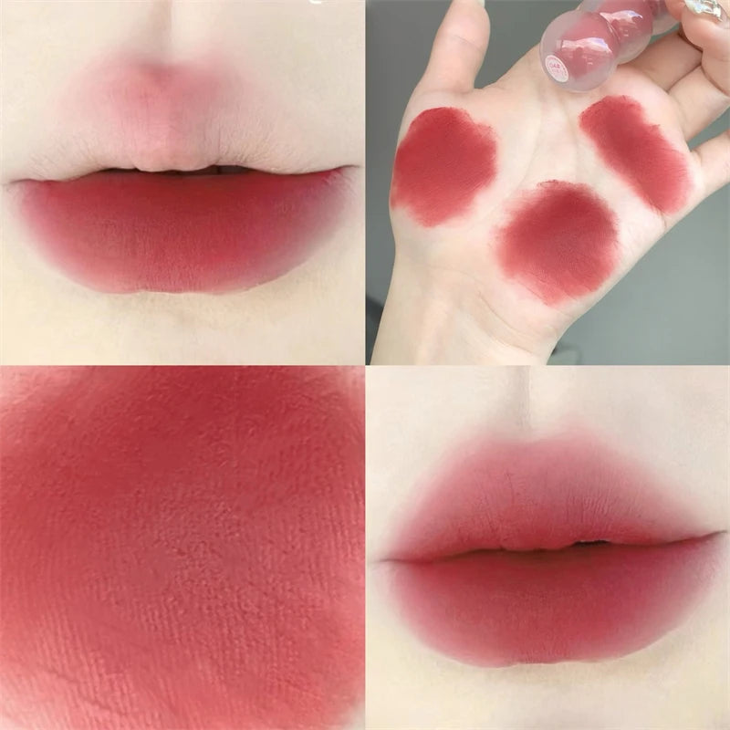 Cute Velvet Matte Lip Gloss Long Lasting Liquid Lipstick Lip Makeup Beauty Nonstick Cup Waterproof Lip Gloss Korean Makeup New Zpaxo