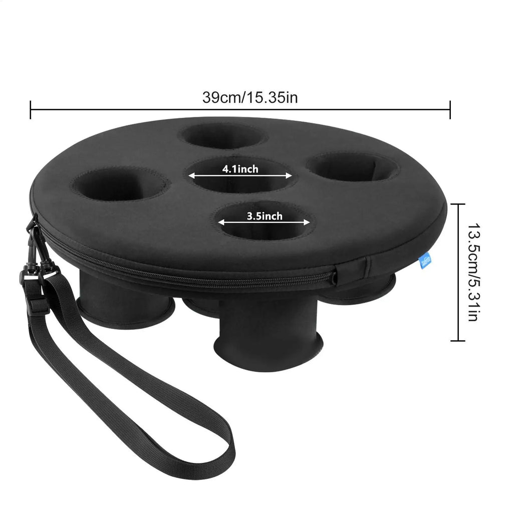 Pool Drink Holder Five Hole Floater Water Surface Coaster Floating