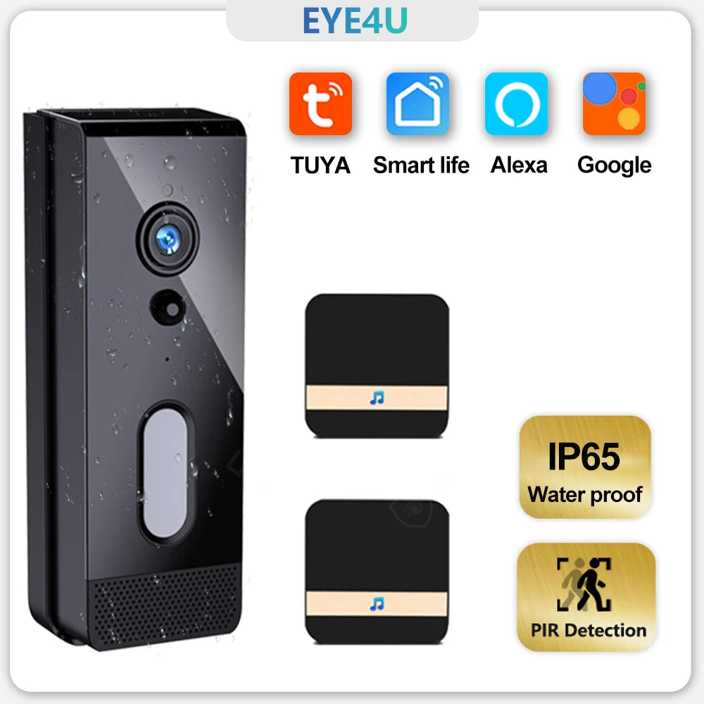 Tuya Smart Home Doorbell Camera Waterproof Wifi Video Intercom Zpaxo