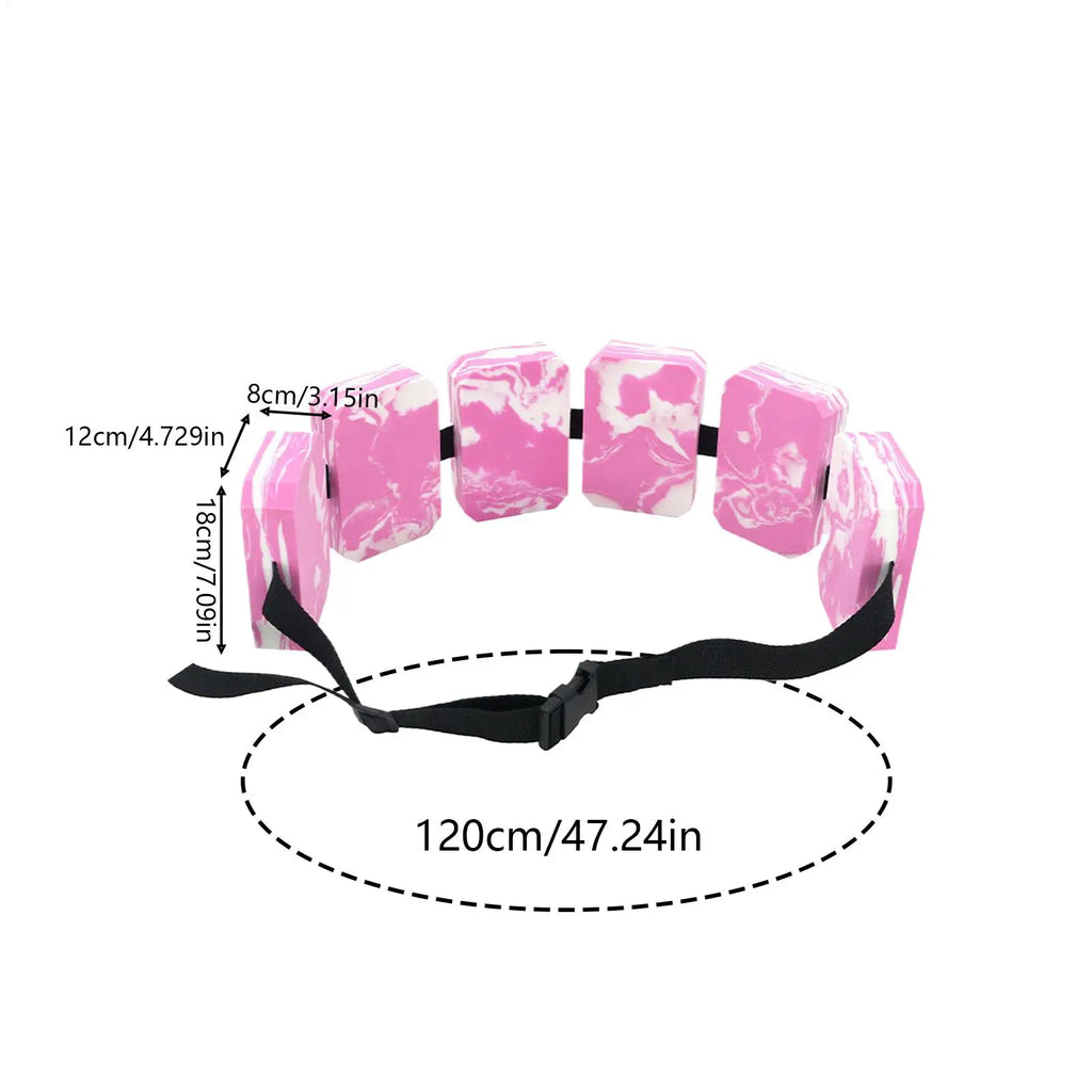 Swimming Float Belt EVA Water Aerobics Belt Adjustable Back Float Board Waistband Swim Buoyancy Aid Water Sports Training Belts Zpaxo