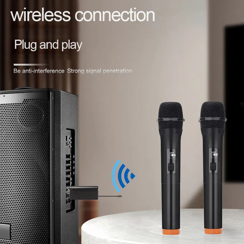 Wireless Microphone Dynamic Handheld Microphones Karaoke Mic