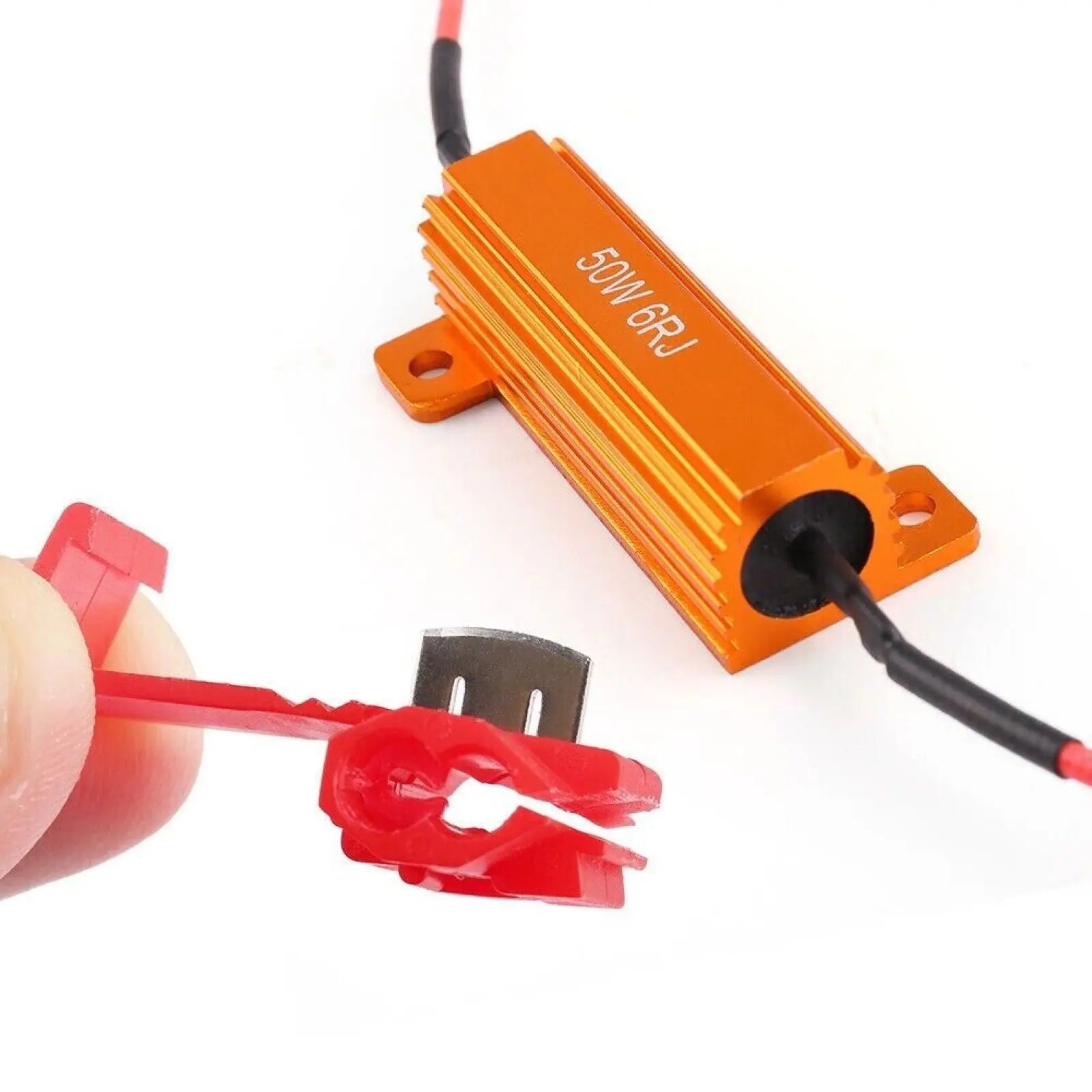 Load Resistors LED Light 50W 6RJ Wirewound Resistor Aluminum Shell