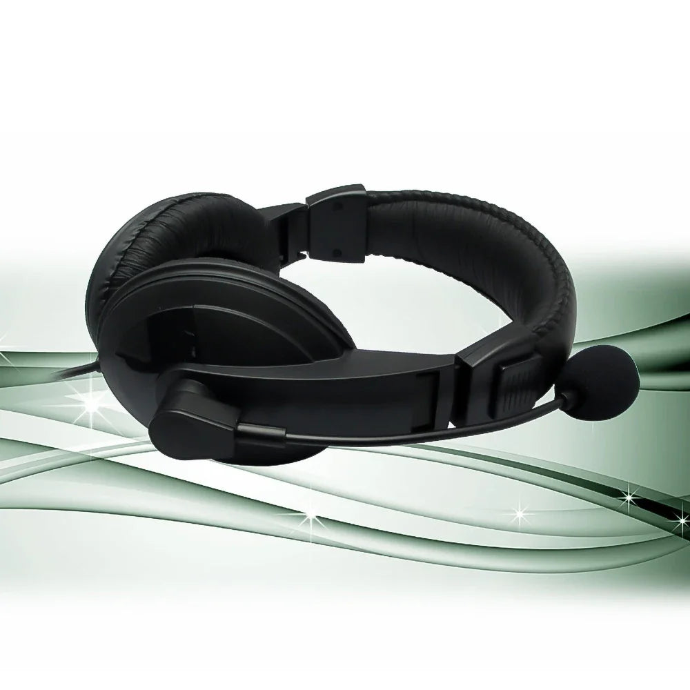 KEBIDUMEI Wired Headsets Over-ear Headphones Mic Noise Cancelling